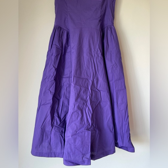 NEW Free People Paolo Midi Dress In Electric Grape Purple - Picture 8 of 14